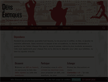 Tablet Screenshot of defiserotiques.com
